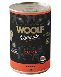 Ultimate Adult Dog Pork and Linseed Oil 400g wilgotna karma z wieprzowiną i olejem lnianym dla psów