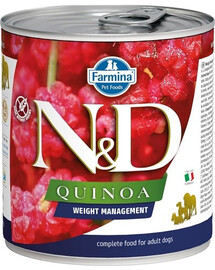 N&D Quinoa Dog Weight Management 285 g jagnięcina dla psów z nadwagą