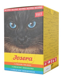 JOSERA Multipack Filet 6x70 g nourriture humide pour chats adultes
