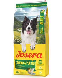 JOSERA Salmon and Potato Adult nourriture sans céréales pour chiens ayant un estomac sensible 12,5kg