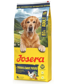 JOSERA Chicken with Rice Adult Croquettes pour chiens adultes de races moyennes et grandes 12,5kg