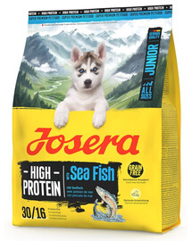 JOSERA High Protein Junior Sea Fish nourriture riche en protéines pour chiots 900g