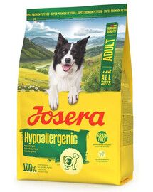 JOSERA Hypoallergenic Adult 12,5 kg aliment sans céréales pour chiens sensibles, avec insectes