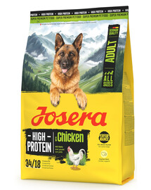 JOSERA High Protein Adult Chicken aliment riche en énergie pour chiens sportifs 3kg