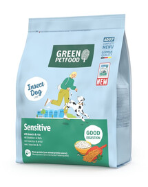 GREEN PETFOOD InsectDog Sensitive pour chiens sensibles avec des insectes et du riz 900g