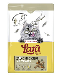 Lara Senior Chicken 1,9 kg karma dla starszych kotów z kurczakiem