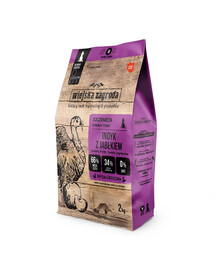 Indyk z jabłkiem karma dla szczeniąt chrupki M 2 kg