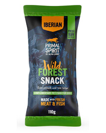 PRIMAL SPIRIT friandise pour chien Forêt Sauvage Ibérique 110 g