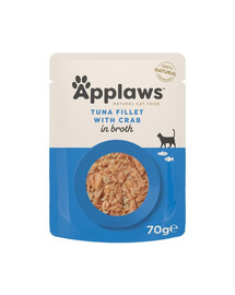 Cat Adult Pouch Tuna with Crab in Broth filet z tuńczyka w krabem w bulionie 70 g