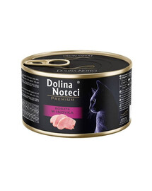 DOLINA NOTECI Premium Aliment humide riche en dinde pour chat 185 g