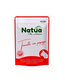 NATUA Thon naturel à la papaye en gelée pour chats 70 g