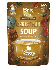 BRIT Care Cat Christmas Soup Turkey 75g soupe de dinde et légumes pour chats