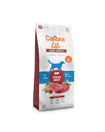 Dog Life Adult Medium Fresh Beef 12 kg z wołowiną dla psów średnich ras
