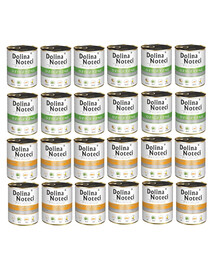DOLINA NOTECI Mix smaków Premium Bogata w kaczkę z dynią i dziczyznę 24x800g