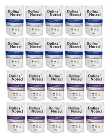 DOLINA NOTECI Premium Mix smaków Bogata w królika z żurawiną i dorsza z brokułami 20x500 g