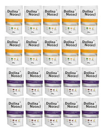 DOLINA NOTECI Premium Mix smaków Bogata w królika z żurawiną i kaczkę z dynią 20x500 g