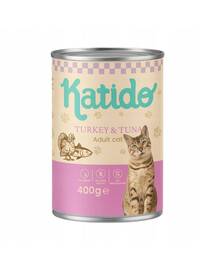 Adult Cat Turkey and Tuna 400 g indyk i tuńczyk z olejem z łososia dla kotów