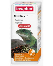 BEAPHAR Multi-Vit Turtle Preparat Witaminowy Dla Gadów 20 ml