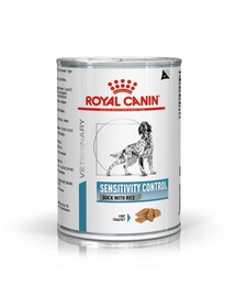 ROYAL CANIN Dog sensitivity control duck 24x410 g karma mokra dla dorosłych psów wykazujących niepożądane reakcje na pokarm