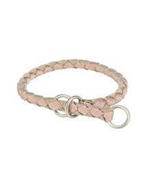 TRIXIE Cavo Collier à serrage pour chien S: 30–36 cm/o 12 mm rose/sable