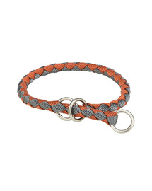 TRIXIE Cavo Collier à serrage pour chien XS–S : 25–31 cm/o 12 mm rouille/gris