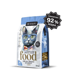 Liofilizowana karma Kaczka z jagnięcią 500g sucha karma dla kotów