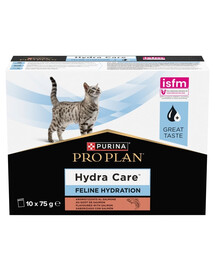 PRO PLAN Hydra Care Feline Hydration Łosoś 10x75g uzupełniająca karma nawadniająca dla kotów