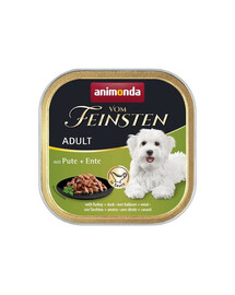 ANIMONDA Vom Feinsten in Sauce Adult z indykiem i kaczką 150g mokra karma w sosie dla psów