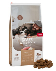 MERA Pure Sensitive Puppy Dinde & riz, croquettes pour chiot 4 kg