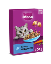 WHISKAS Adult au thon savoureux nourriture sèche pour chats 300g