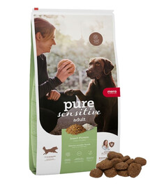 MERA Pure Sensitive Adult Protéine d’insectes, croquettes pour chien sensible 4 kg