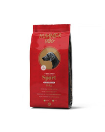 HUMMER Sport, croquettes pour chiens actifs, 18 kg