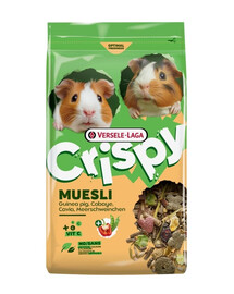 VERSELE-LAGA Crispy Muesli Guinea Pig, aliment pour cochons d'Inde, 2,5 kg