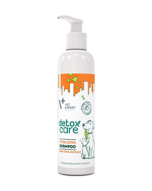 VET EXPERT Detox Care Vitalizing Shampoo 250 ml szampon dla psów i kotów także z matową sierścią