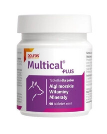 DOLFOS Dolvit Multical Plus mini 90 tabl. witaminy i minerały z probiotykami dla psów