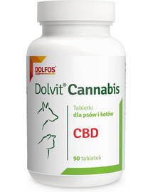 DOLFOS Dolvit Cannabis Preparat z CBD dla psów i kotów