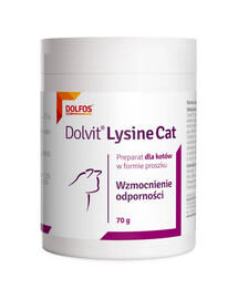 DOLFOS Dolvit Lysine Cat 70g L-lizyna na odporność dla kotów