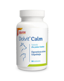 DOLFOS Dolvit Calm 90 tabl. suplement diety na stres dla psa i kota