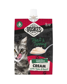 VOSKES Cream with Tuna and Beef 90 g krem z tuńczykiem i wołowiną dla kotów