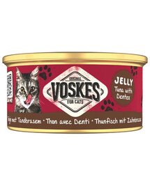 VOSKES Jelly Tuna with Dentex 85 g tuńczyk z kielczakiem w galaretce, karma uzupełniająca dla kota