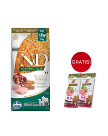 FARMINA N&D Ancestral Selection Dog chicken and pomegranate Adult Medium & Maxi 15 kg