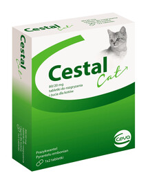 Cat Tabletki do rozgryzania i żucia na odrobaczanie dla kotów 2 tab.