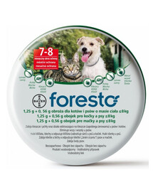 BAYER FORESTO chat chien jusqu'à 8 kg