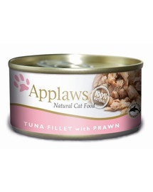 APPLAWS Puszka Dla Kota Tuńczyk I Krewetki 156 g
