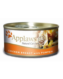 APPLAWS Puszka Dla Kota Kurczak I Dynia 156 g