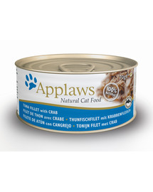 APPLAWS Scatola di tonno e granchio 70 g