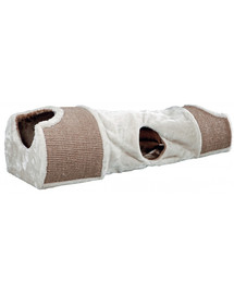 TRIXIE Griffoir pour chat en forme de tunnel 110 × 30 × 38 cm