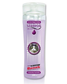 BENEK Shampoing premium pour chats lavande 200 ml