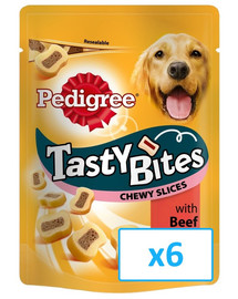 PEDIGREE Tasty Bites Chewy Slices 6x 155Gr