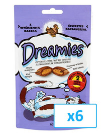 DREAMIES avec canard 6 x 60g